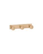 Sanco Bath Robe Hook & Door Stop Τριπλό Άγκιστρο PVD θερμό μπρονζέ βουρτσιστό 00683-PVD-01BR