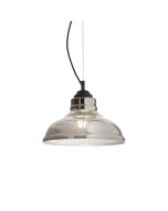 Κρεμαστό Φωτιστικό BISTRO' SP1 PLATE FUME' Ideal Lux 112343