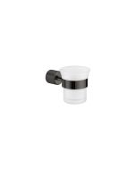Sanco Lithos Επιτοίχια Ποτηροθήκη PVD gun metal γυαλιστερό 121101-PVD-05PL
