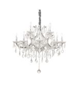 Κρεμαστό Φωτιστικό NAPOLEON SP12 Χρώμιο Ideal Lux 167251