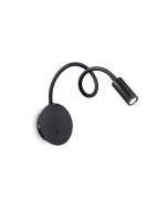 Απλίκα FOCUS-2 AP Μαύρο Ideal Lux 203195