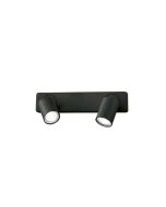 Απλίκα RUDY AP2 ROUND Μαύρο Ideal Lux 229034