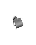 Sanco Ergon Χαρτοθήκη με καπάκι PVD gun metal βουρτσιστό 25917-PVD-05BR