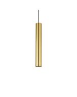 Κρεμαστό Φωτιστικό LOOK SP1 ROUND D60 H400 Ορείχαλκος Ideal Lux 259239