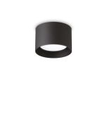 Φωτιστικό Οροφής SPIKE PL1 ROUND Μαύρο Ideal Lux 278704