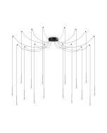 Κρεμαστό Φωτιστικό LUCCIOLA SP16 Μαύρο Ideal Lux 284002
