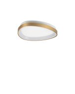 Φωτιστικό Οροφής GEMINI PL D042 ON-OFF Ορείχαλκος 2700K Ideal Lux 341453