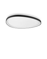 Φωτιστικό Οροφής GEMINI PL D081 ON-OFF Μαύρο 2700K Ideal Lux 341507