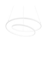 Κρεμαστό Φωτιστικό OZ SP D080 ON-OFF Λευκό 4000K Ideal Lux 342436