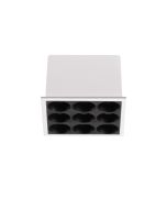 Χωνευτό Φωτιστικό LIKA FI SLIM SQUARE 10W 3000K Λευκό Ideal Lux 367286