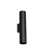 Απλίκα LOOK AP2 ROUND D60 H300 Μαύρο Ideal Lux 370118