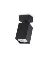 Απλίκα DYNAMITE AP1 SQUARE Μαύρο Ideal Lux 371191