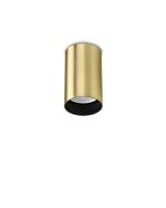 Φωτιστικό Οροφής LOOK PL1 ROUND D60 H100 Ορείχαλκος Ideal Lux 371405