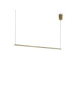 Κρεμαστό Φωτιστικό ESSENCE SP SQUARE Ορείχαλκος 3000K Ideal Lux 371856