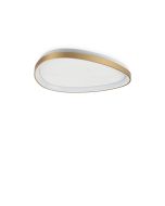 Φωτιστικό Οροφής GEMINI PL D061 ON-OFF Ορείχαλκος 4000K Ideal Lux 372082