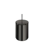 Sanco Waste Bins Χαρτοδοχείο 5lt PVD gun metal γυαλιστερό 90606-PVD-05PL