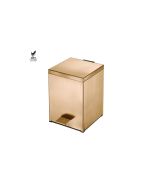 Sanco Waste Bins Χαρτοδοχείο 5lt PVD θερμό μπρονζέ βουρτσιστό 90677-PVD-01BR