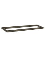 Sanco Glass Door Accessories Διπλή Λαβή / Πετσετοθήκη Σκούρο μπρονζέ ματ SET-GL0715-DM25