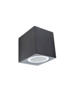 Φωτιστικό Επιτοίχιο Εξ.Χώρου IP44 1xGU10 92x68x68mm Χυτό Αλουμίνιο Ανθρακί Sun Light SZ-2719