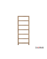 Θερμαινόμενη Πετσετοκρεμάστρα μπάνιου Inox TEMPO 120x50 Antique Brass TEM12050-221
