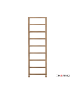 Θερμαινόμενη Πετσετοκρεμάστρα μπάνιου Inox TEMPO 150x50 Antique Brass TEM15050-221