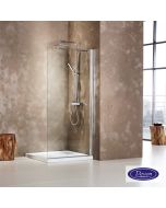 Διαχωριστικό κρύσταλλο ντουζιέρας WD50 ρυθμιζόμενo από 47 έως 49εκ., Devon Clean Glass Chrome WD50C-100