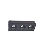 Downlight Mounted σποτ 3*8W 3CCT σε μαύρη απόχρωση X00280B