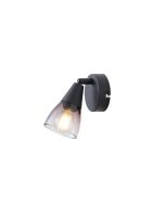 ΣΠΟΤ ΜΕΤΑΛΛΟ ΓΥΑΛΙ 1XE14 Max 8W 80X165mm ΦΙΜΕ ARTE ILLUMINA CLASSY Eurolamp 145-25270