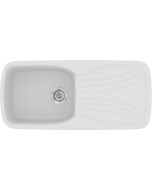 Sanitec Νεροχύτης 308 Classic 97×51 308-00-White