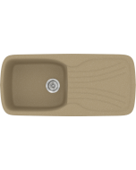 Sanitec Νεροχύτης 308 Classic 97×51 308-15-Metallic-Cream