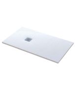 Sanitec A407 Ντουζιέρα Flat Stone Karisto 140×90 | Ανάγλυφη Α407-00-White