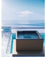 Sanitec SPA Riviera 4656-darkbrown-anthracite-matte