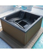Sanitec SPA Riviera 4656-darkbrown-black-matte