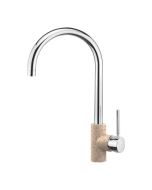 Sanitec Μπαταρία Νεροχύτη Doppio DΟΡΡΙΟ-gr-beige