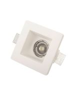 InLight Χωνευτό σποτ λευκό από γύψο 1XGU10 D:12cm Χ0001