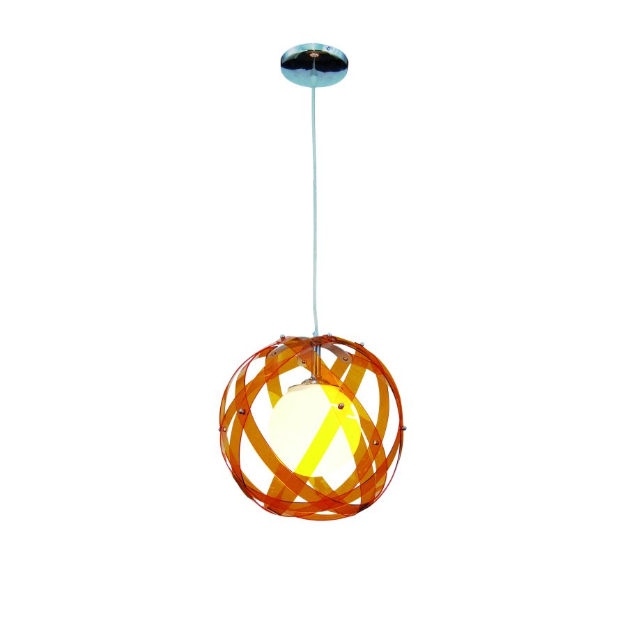 MD088/3202A"NEFELI" ORANGE PENDANT Ε1 HOMELIGHTING 77-1540