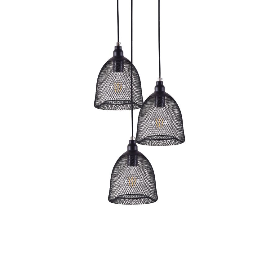 SE 151-20-3 ZOLA PENDANT LAMP BLACK MAT+ HOMELIGHTING 77-4350