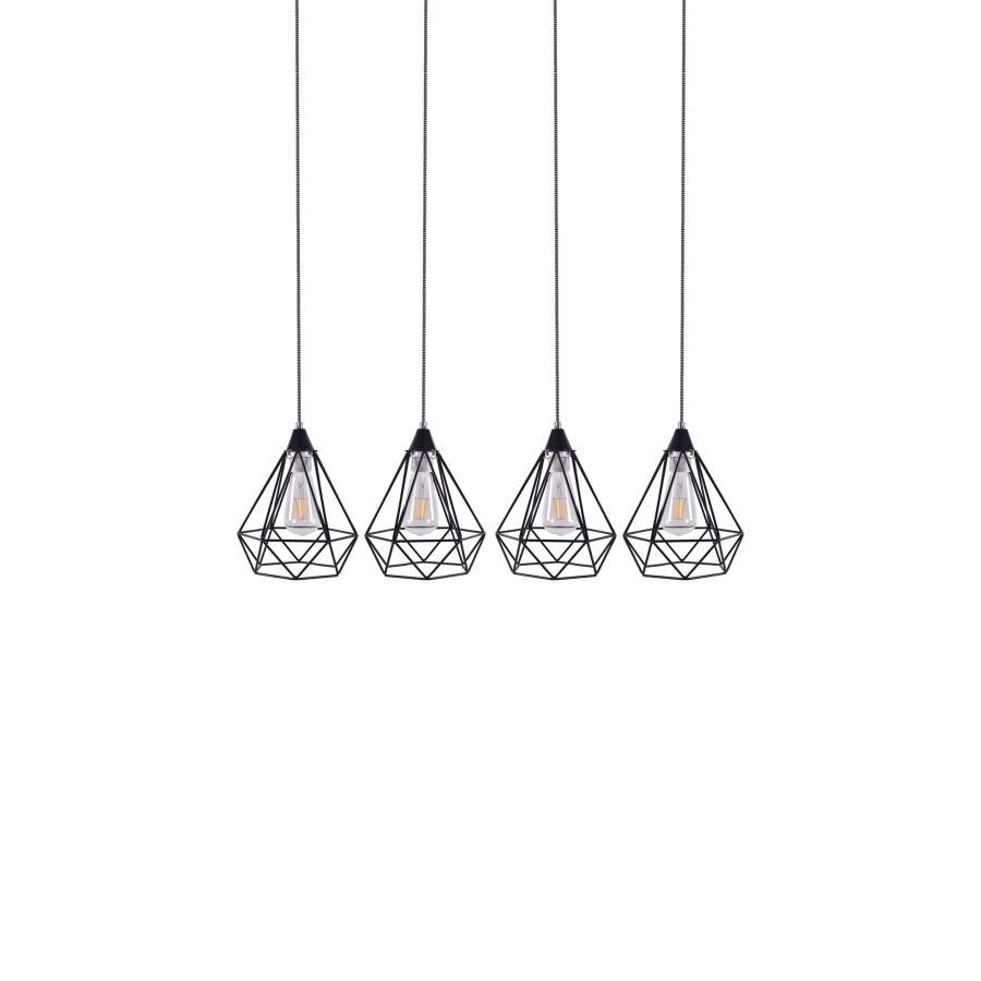 SE148-19-4 MILA PENDANT LAMP BLACK METAL+ HOMELIGHTING 77-4348
