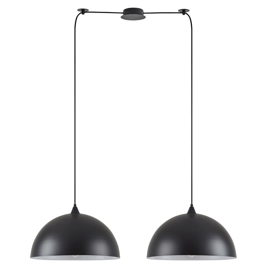 SE21-BL-B10-BL2-MS40 ADEPT PENDANT Black Metal Pendant+ HOMELIGHTING 77-8720