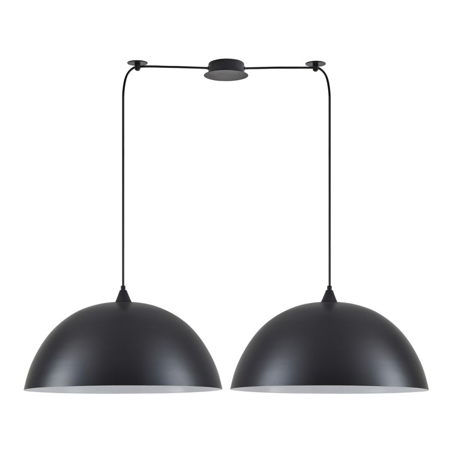 SE21-BL-B10-BL2-MS50 ADEPT PENDANT Black Metal Pendant+ HOMELIGHTING 77-8724