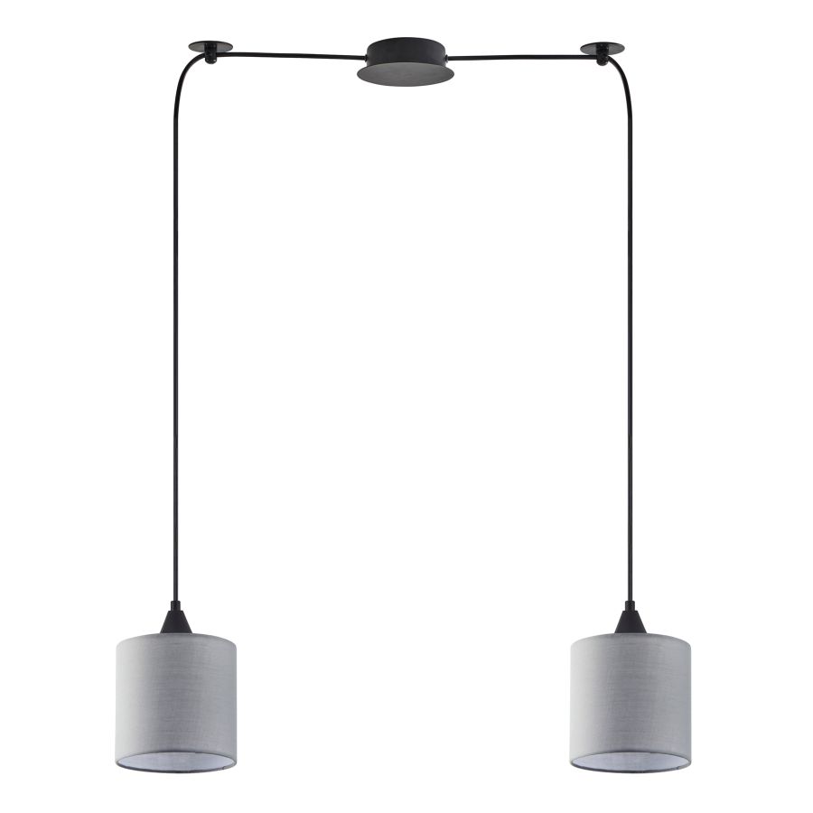 SE21-BL-B10-BL2-SH2 ADEPT PENDANT Grey Shade Pendant + HOMELIGHTING 77-9013