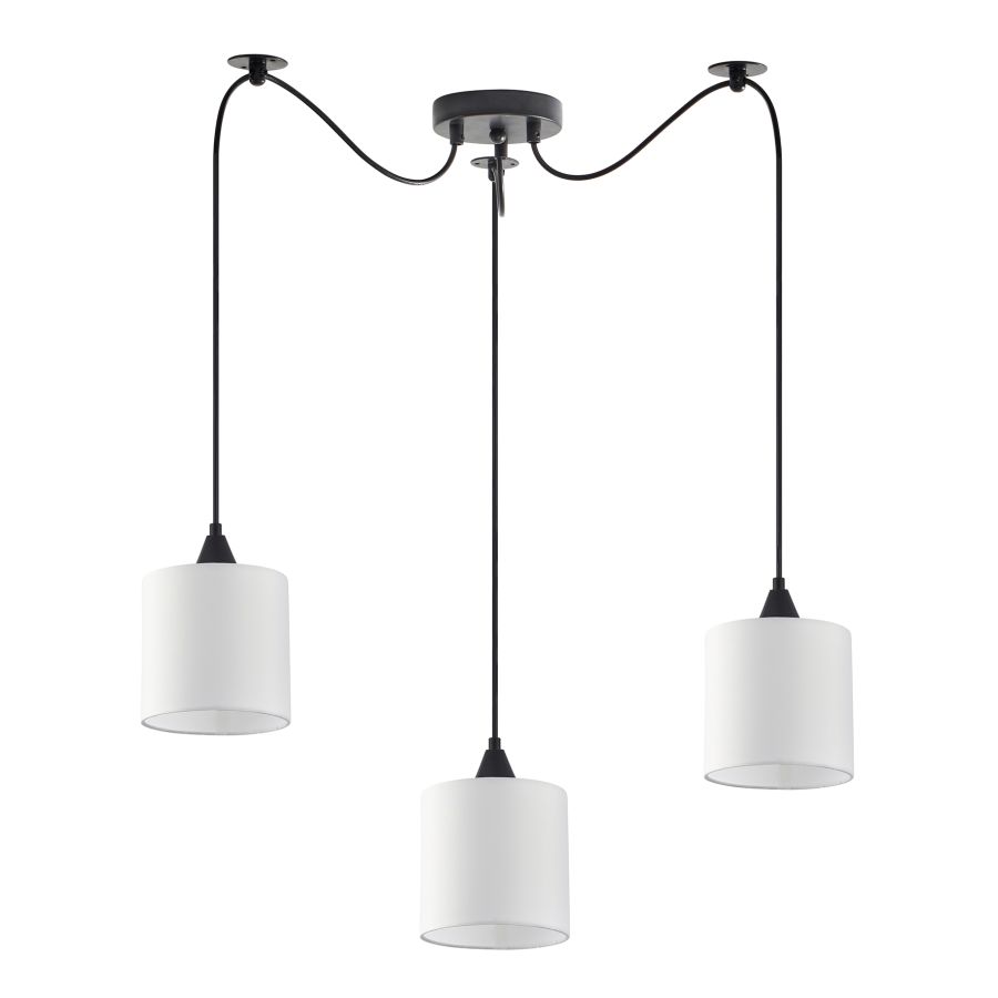 SE21-BL-B10-BL3-SH1 ADEPT PENDANT White Shade Pendant + HOMELIGHTING 77-9015