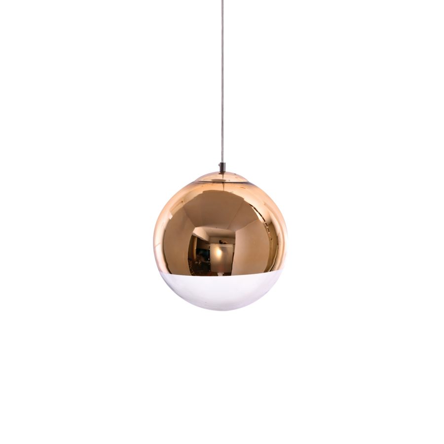 SE3130-1-GO ALESSIA PENDANT GOLD-CLEAR GLASS 1Z1 HOMELIGHTING 77-3708