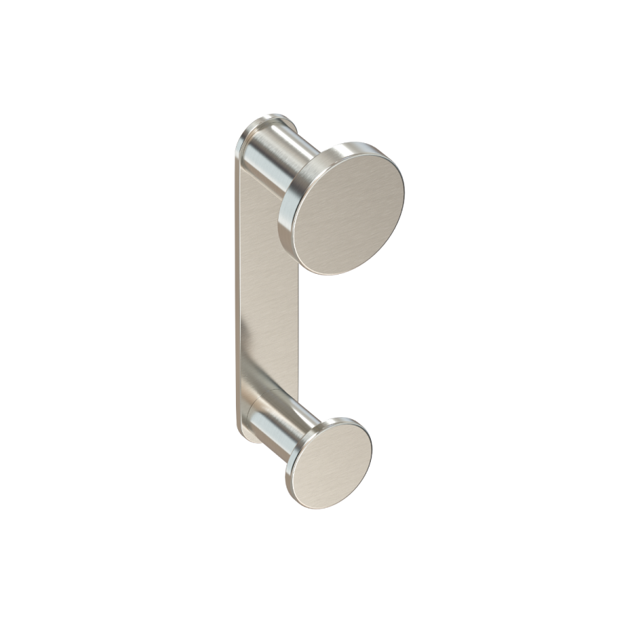 Άγκιστρο Διπλό Επίτοιχο Νίκελ Ματ Verdi Lamda Nickel Matt 3011278