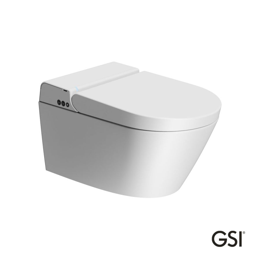 Λεκάνη Κρεμαστή PURA/59  Swirlflush με σύστημα ηλεκτρονικού μπιντέ, White Matt GSI Ιταλίας 7418K-301