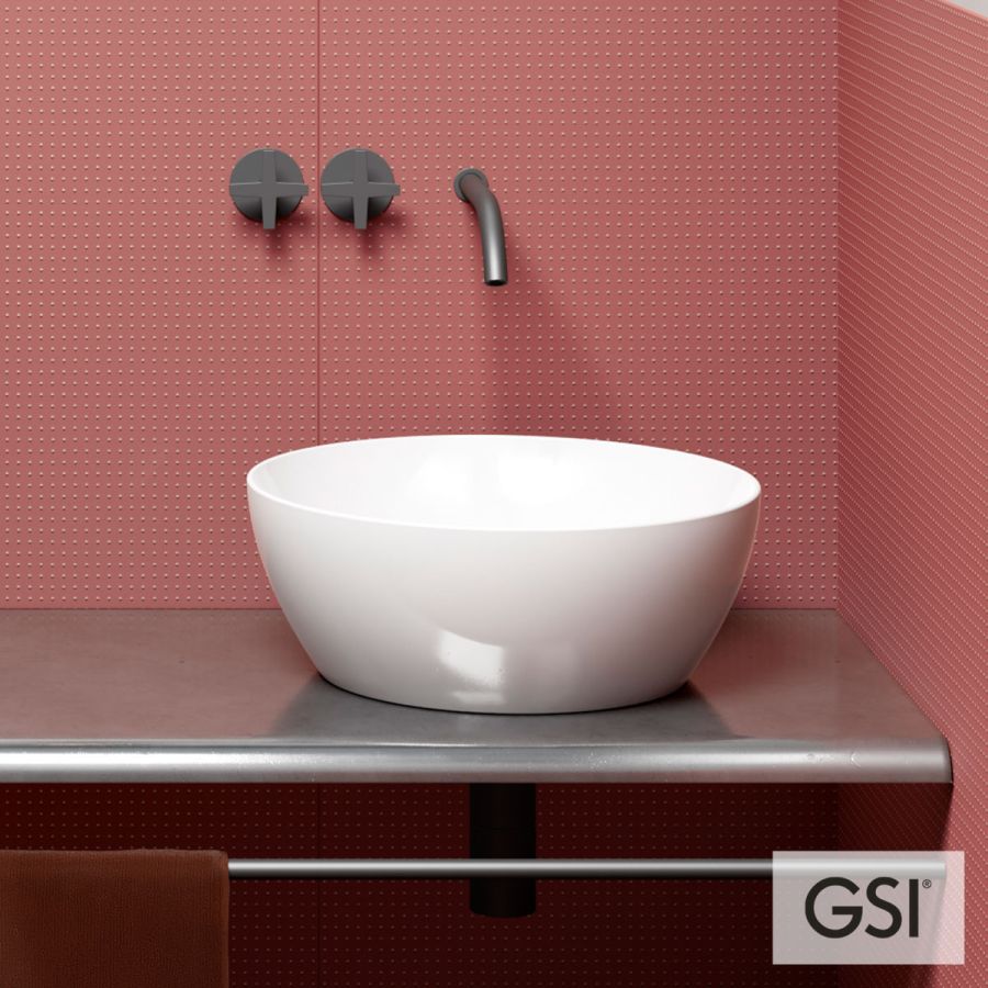 Νιπτήρας Πορσελάνης Pura Φ42 h.16 GSI White 8851-300