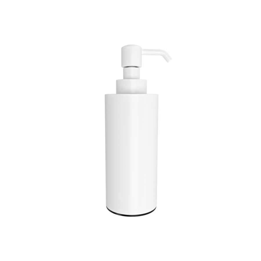 Ντισπένσερ Διανομέας Υγρού Σαπουνιού Επικαθήμενος W60xD60xH190mm Ορείχαλκος Verdi Lamda White Mat 3012001