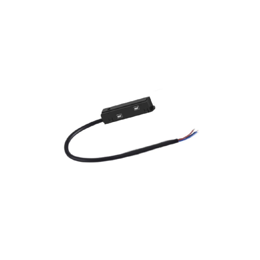 Σύνδεσμος για μαγνητική ράγα μεταξύ ράγας και ρεύματος TC038-Black