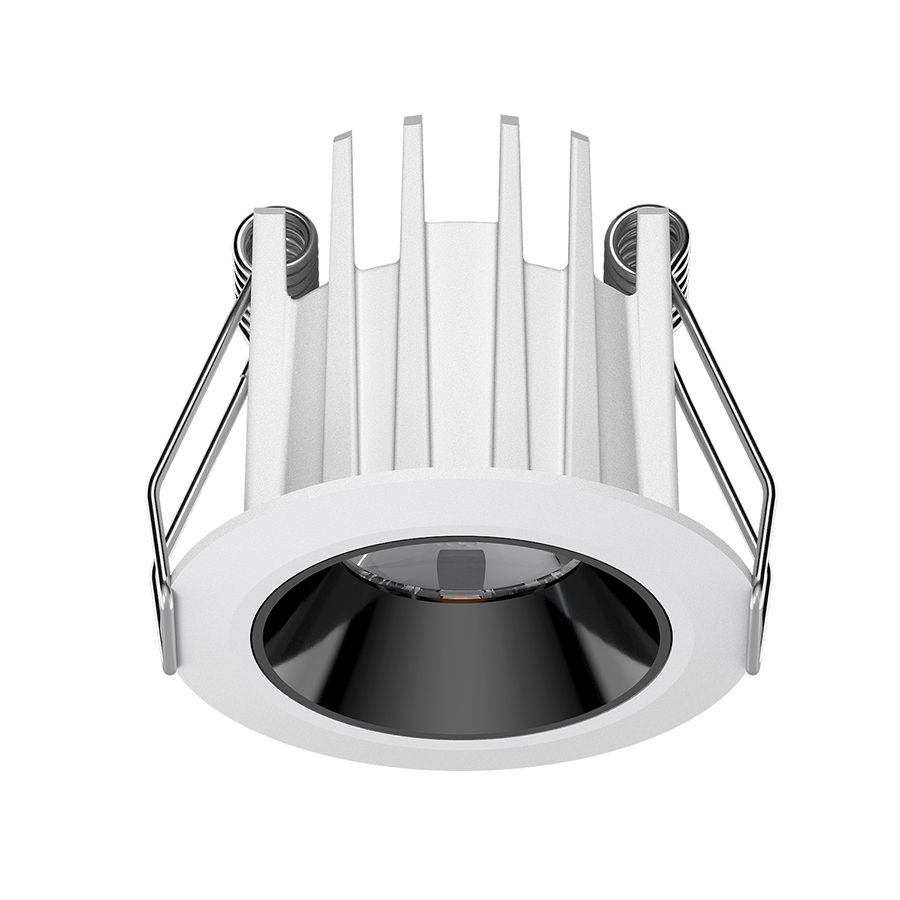 Φωτιστικό Σποτ Ημιχωνευτό Αλουμίνιο Λευκό-Μαύρος Ανακλαστήρας Led 5w 426lm CCT by Switch Sun Light ENDO-50