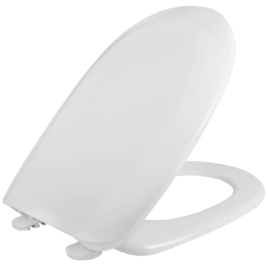 Κάλυμμα Λεκάνης WC Passepartout Βακελιτικό Λευκό 42,8-44,6x36cm Οπές 12,6-18,3cm Vitruvit,Kerafina, Ideal Standard, Indusa D shape Elvit 0086 